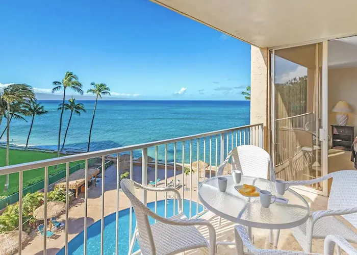 Stunning 1 Bedroom With Ocean And Island Views ~ Sleeps 4 ~ Royal Kahana 514