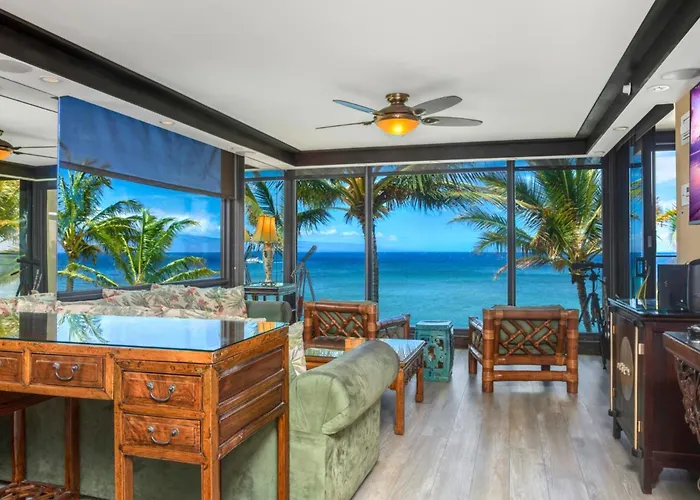 Kbm Resorts Free Car Mahana Mah-301 Gorgeous Ocean Front