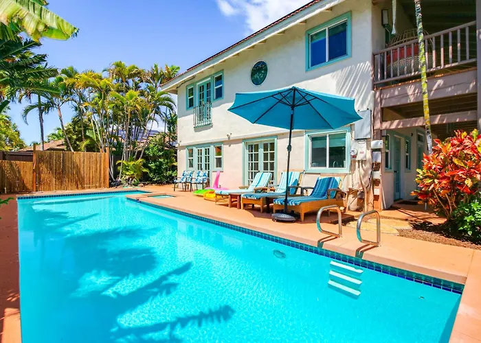 Walk To Baby Beach Home With Private Pool!