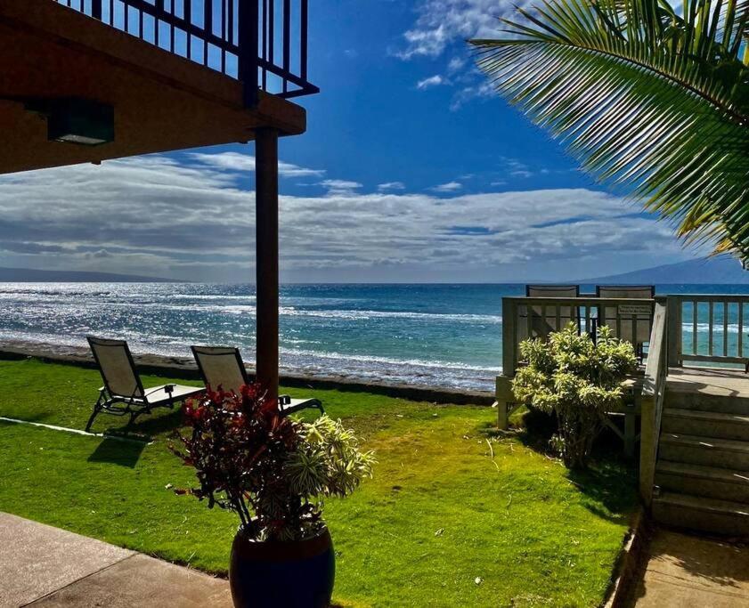 Oceanfront With Aircon-hear The Waves-amazing Views-wifi Apartment *