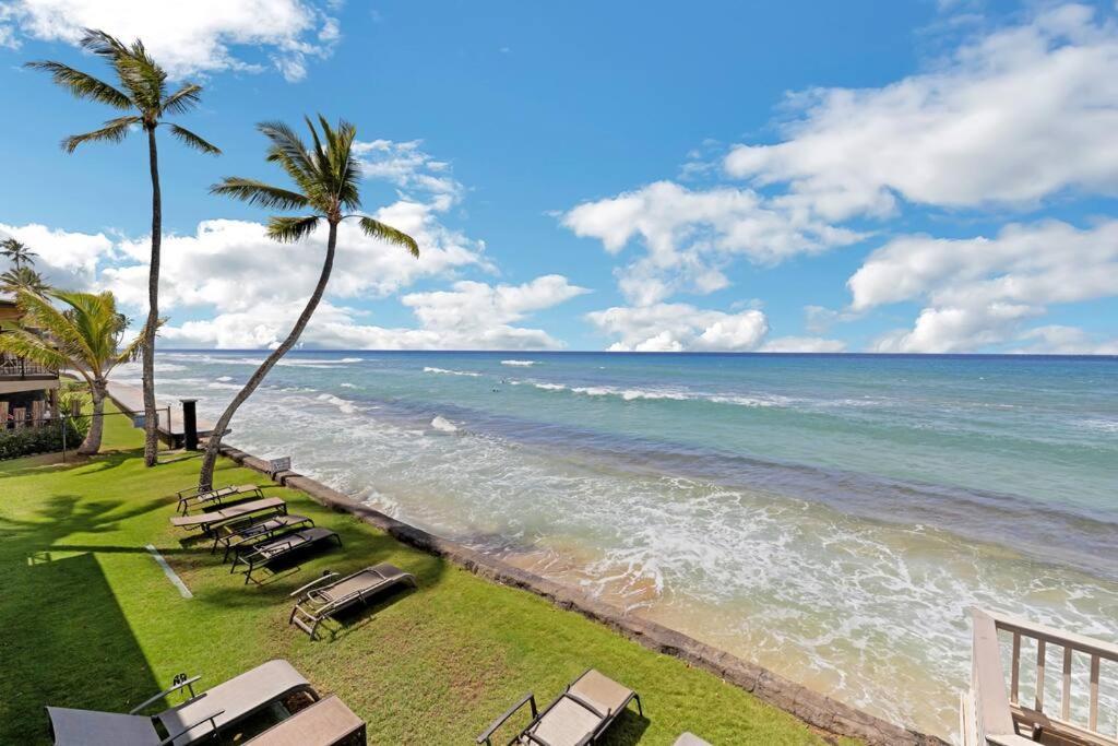 Oceanfront With Aircon-hear The Waves-amazing Views-wifi Lahaina