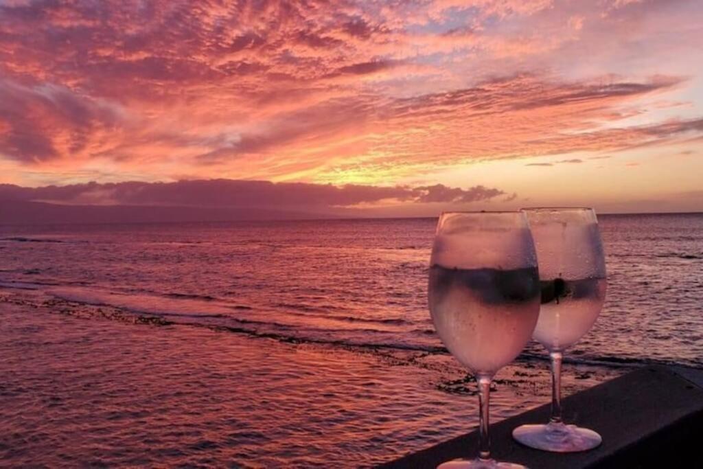 Oceanfront With Aircon-hear The Waves-amazing Views-wifi * Lahaina