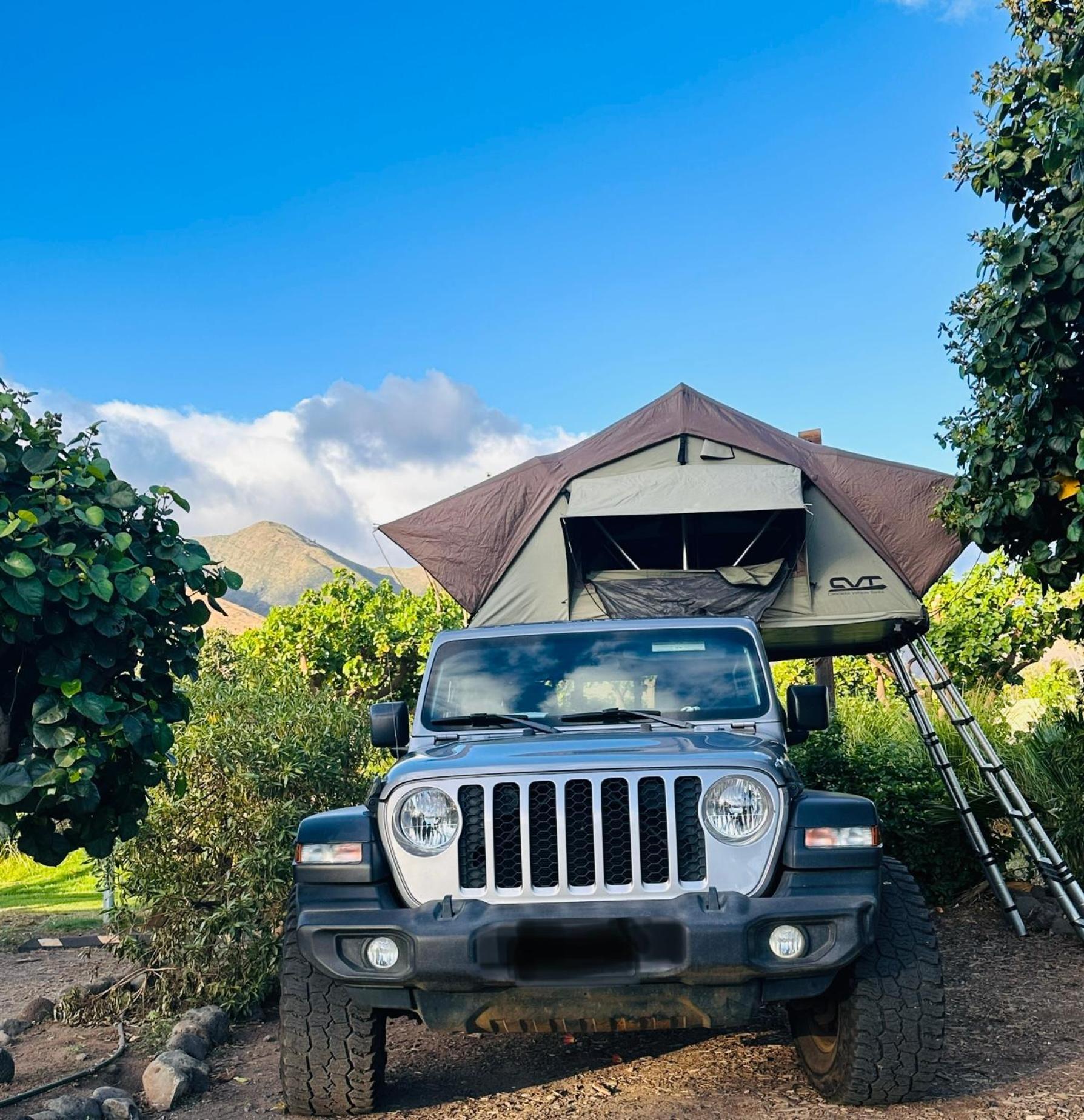 Embark On A Journey Through Maui With Aloha Glamp's Jeep And Rooftop Tent Allows To Discover Diverse Campgrounds, Unveiling The Island's Beauty From Unique Perspectives Each Day
