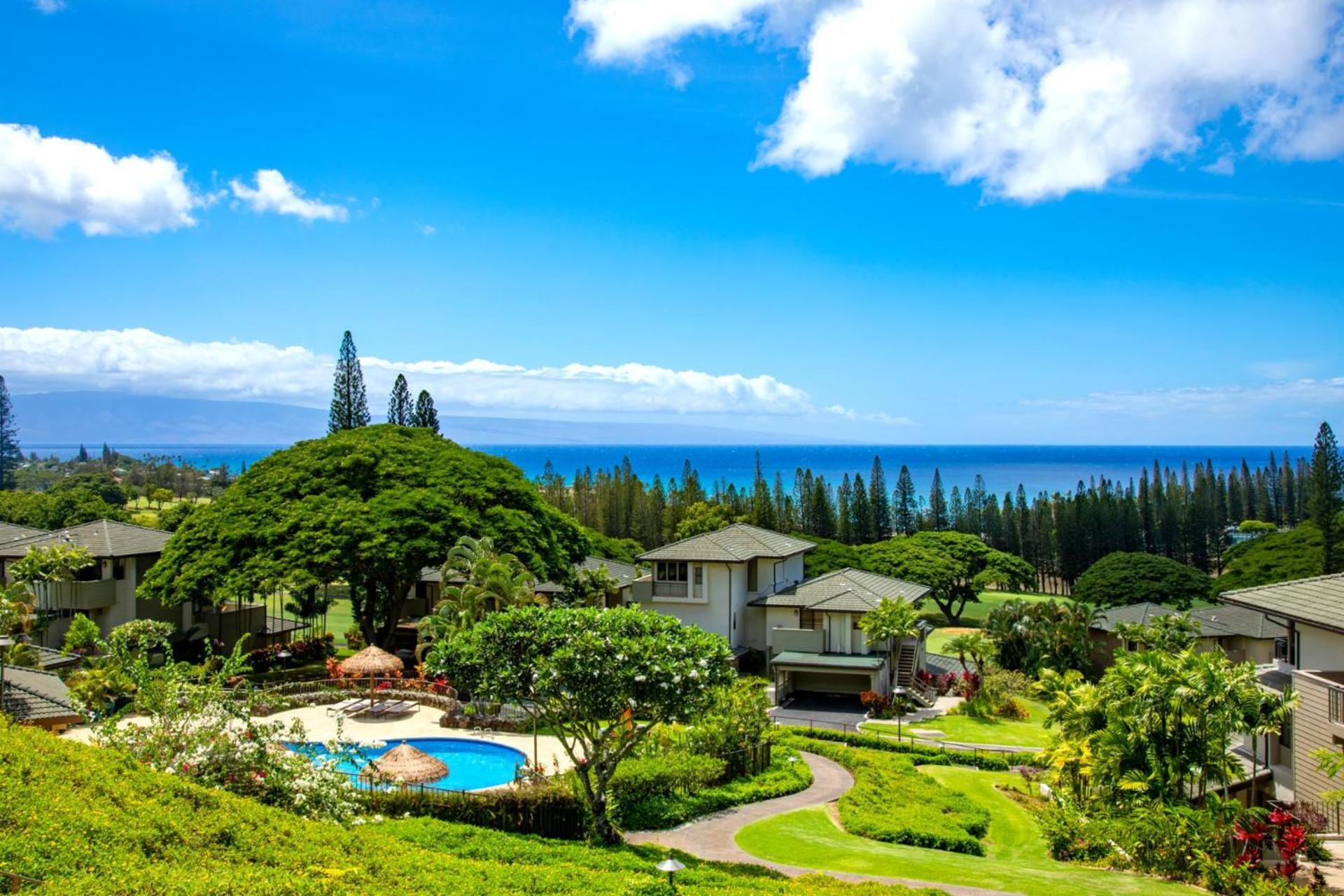 Kbm Free Car Golf Kgv-22p2 Luxury Platinum With Panoramic Ocean Views Apartment Kapalua