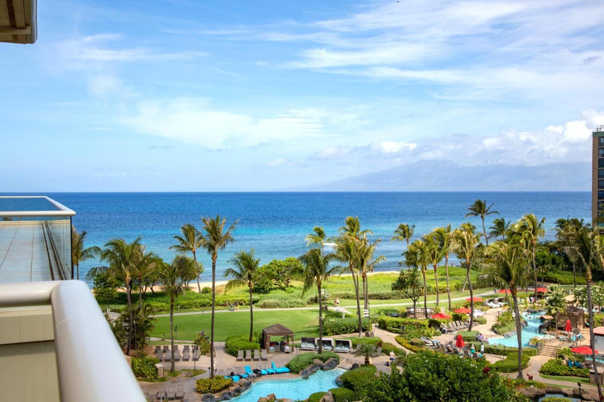 Kbm Free Car Honua Kai Hokulani Ocean View 2bedroom Hkh-648 Spectacular Xl Lanai Ocean Views Apartment Kaanapali