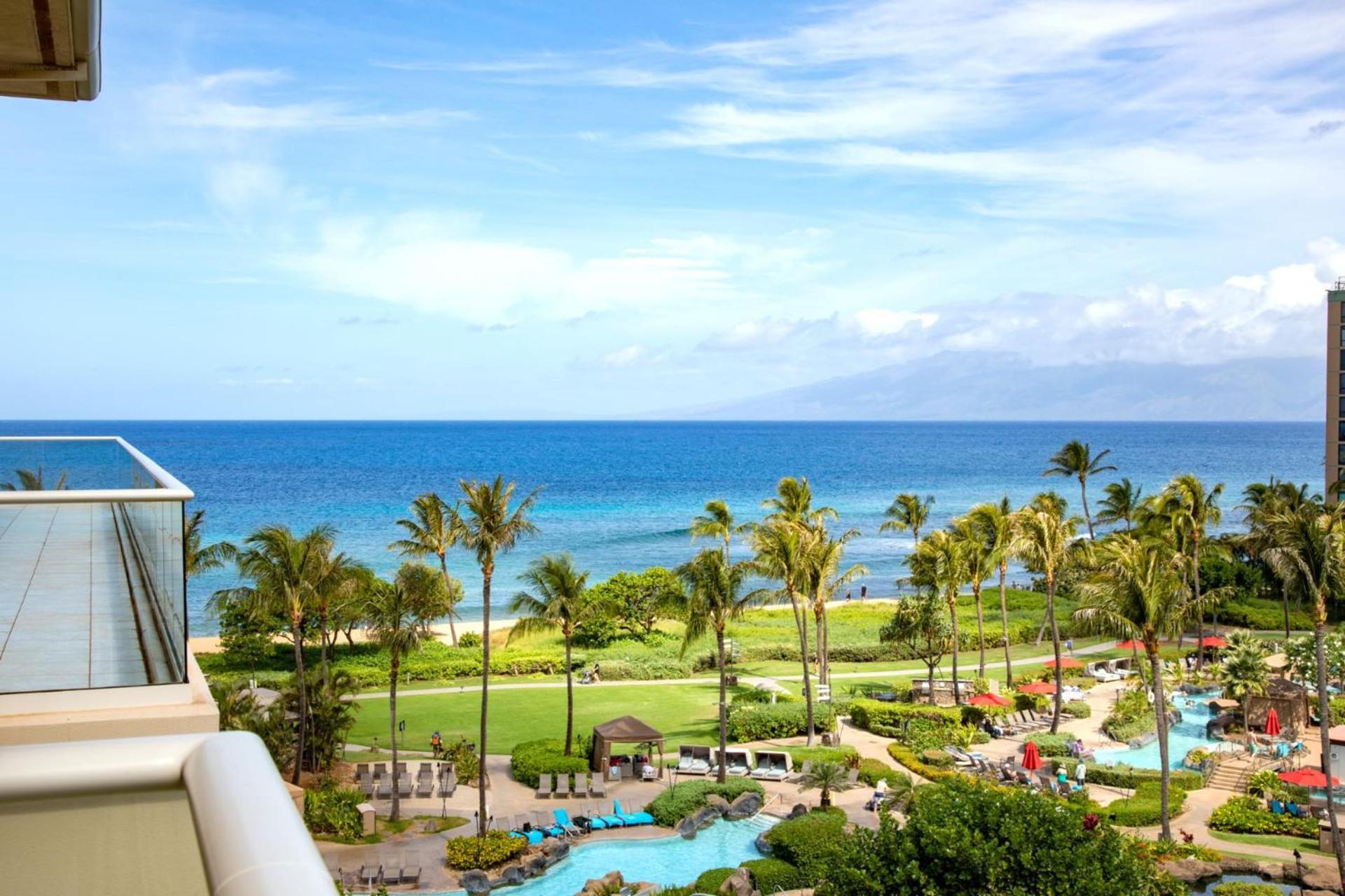 Kbm Free Car Honua Kai Hokulani Ocean View 2bedroom Hkh-648 Spectacular Xl Lanai Ocean Views *