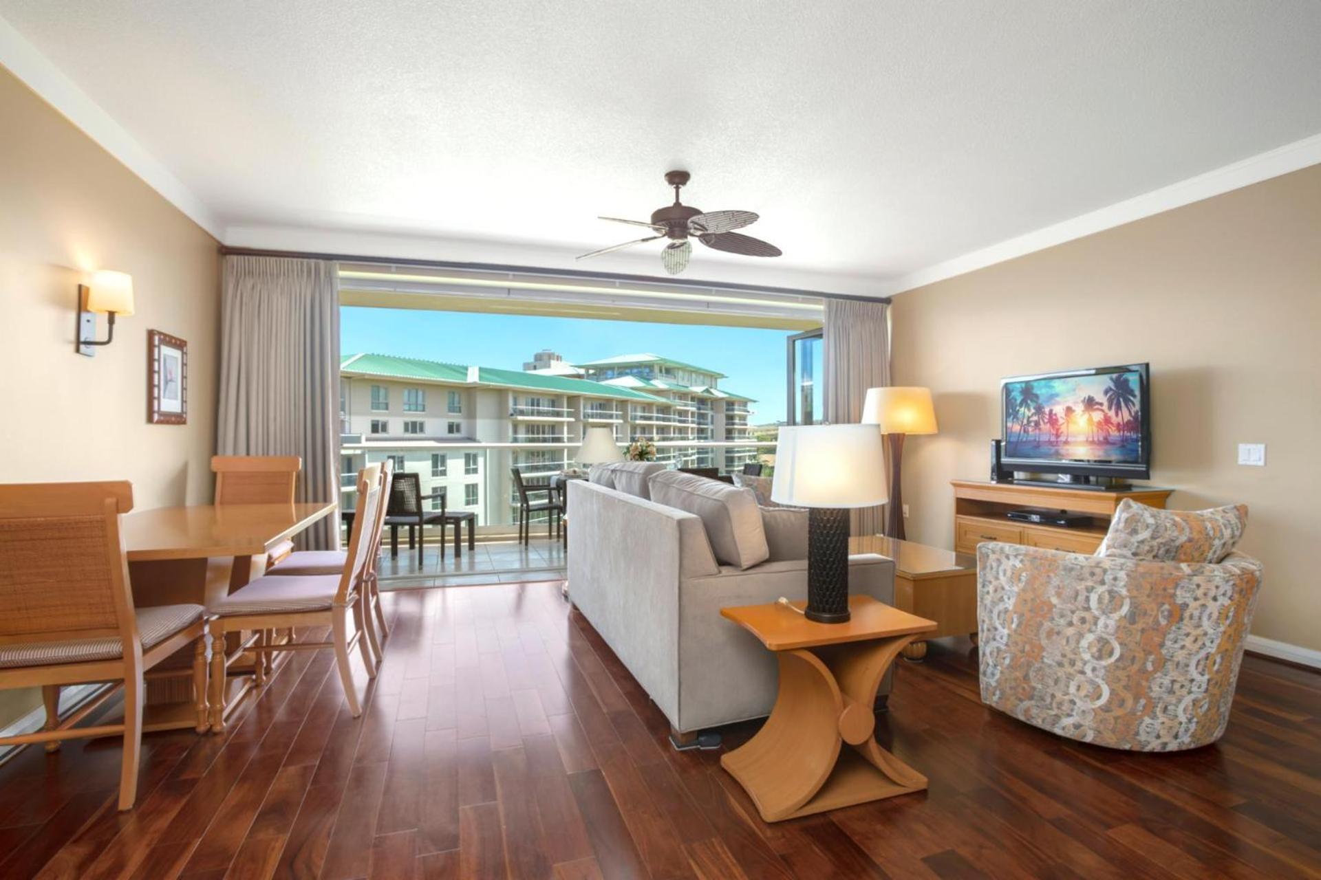 Kbm Free Car Honua Kai Hokulani Ocean View 2bedroom Hkh-648 Spectacular Xl Lanai Ocean Views Kaanapali