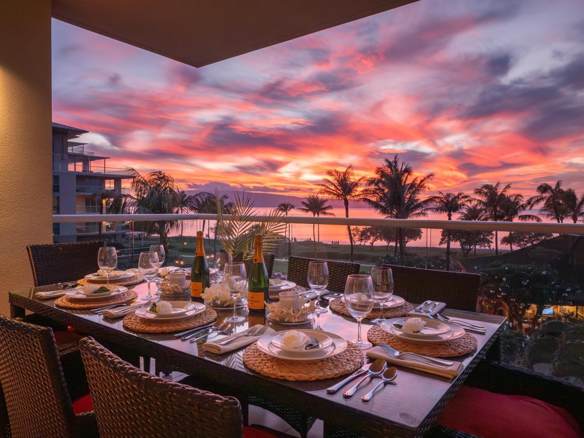 Oceanfront Views Above Dukes - Wrap Around Lanai - Outdoor Kitchen Honua Kai H351 * Lahaina