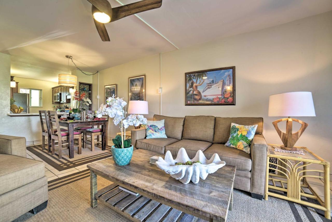 Ocean-view With Lanai Steps To Beach!