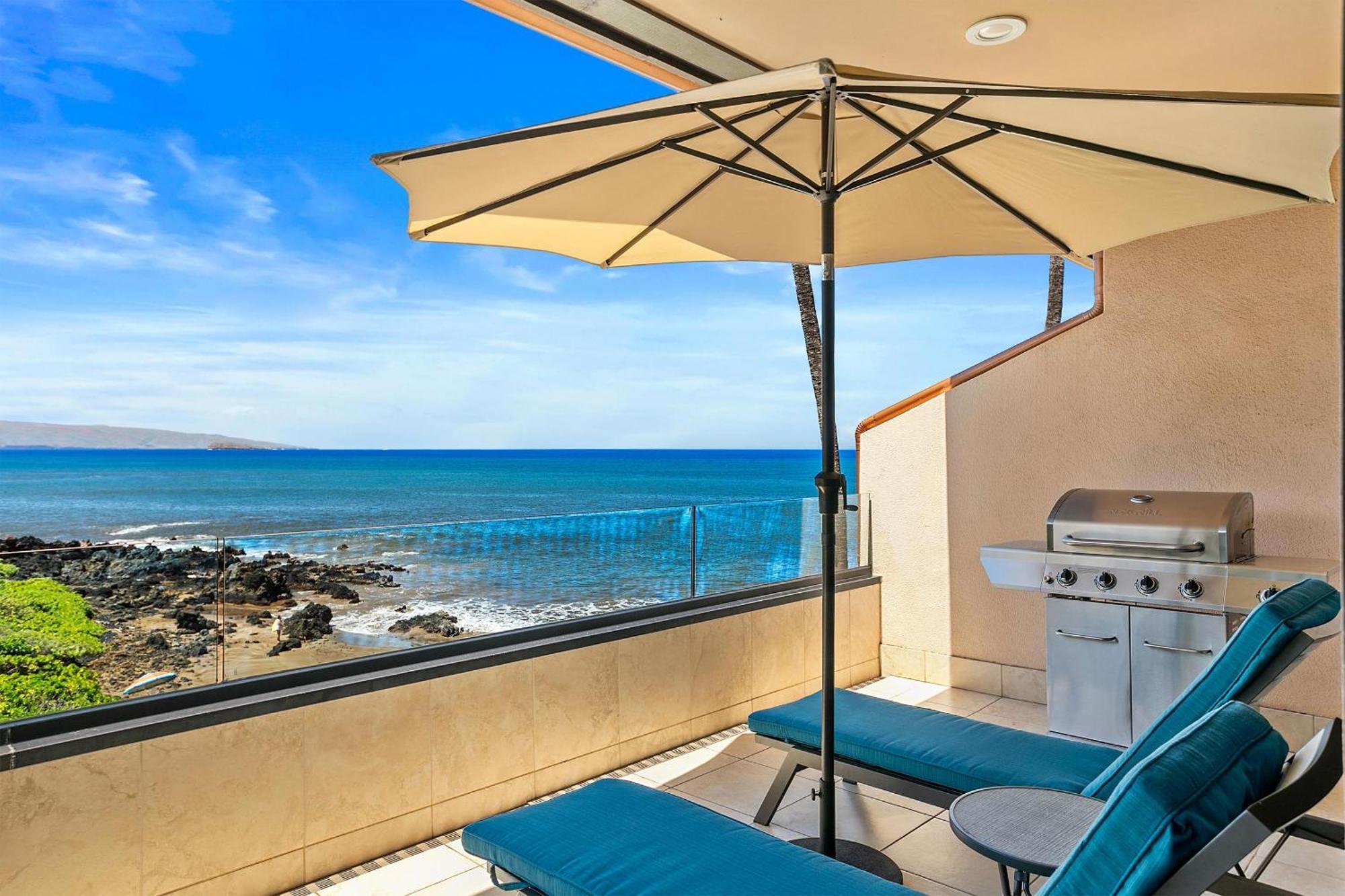 Makena Surf G-201 - End Unit, Panoramic Views, Ac! * Wailea (Maui)