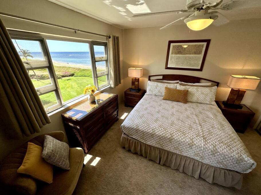 Apartment Beautiful Oceanfront, Ac In Each Room, Sleeps 6 Kihei