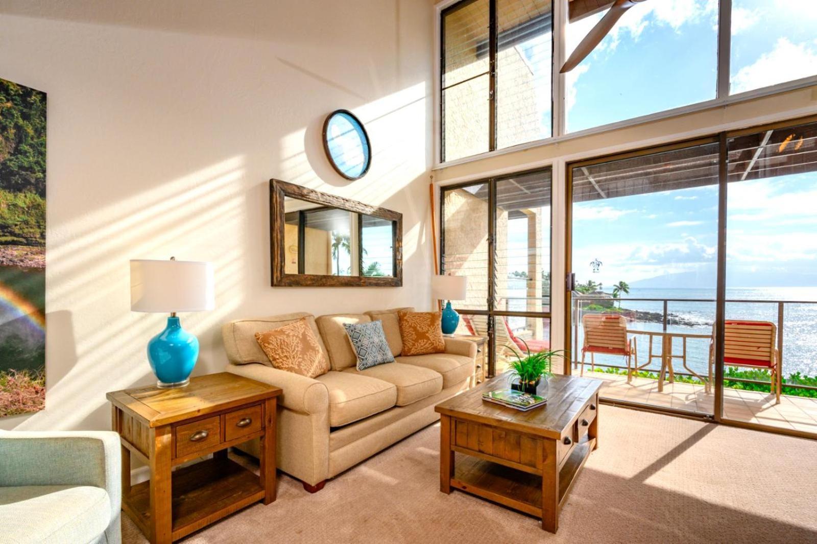 Apartment Kbm Free Car Napili Point Nap-c18 Ocean Front Spacious Kapalua