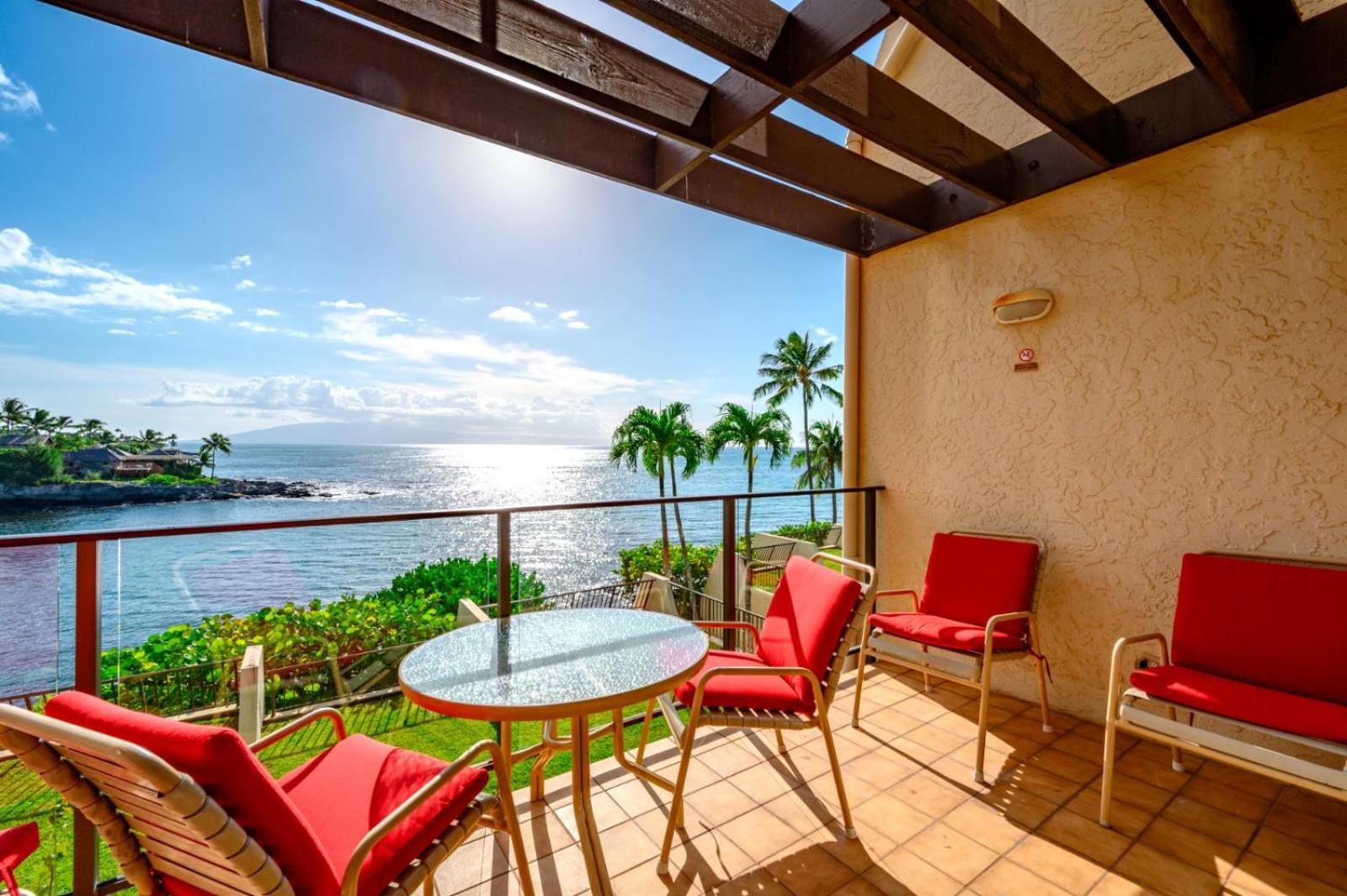 Kbm Free Car Napili Point Nap-c18 Ocean Front Spacious Kapalua