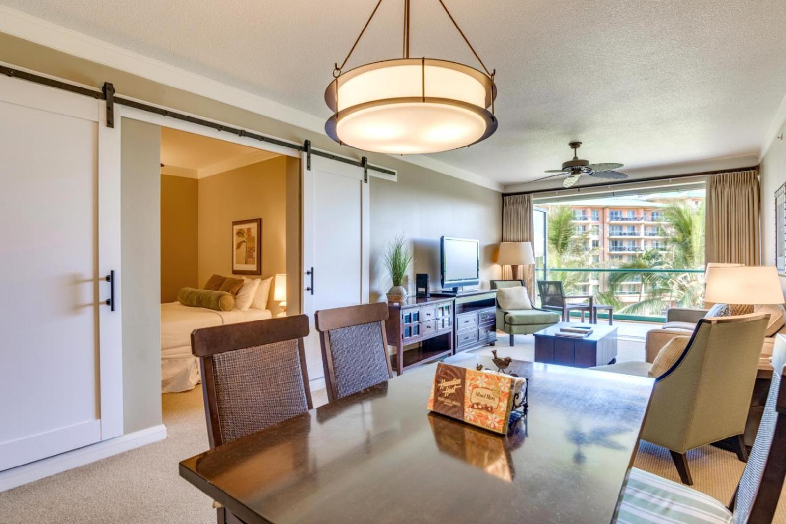 Kbm Free Car Honua Kai Hokulani Ocean View 2bedroom Hkh-442 Ocean View Upgraded Apartment Kaanapali