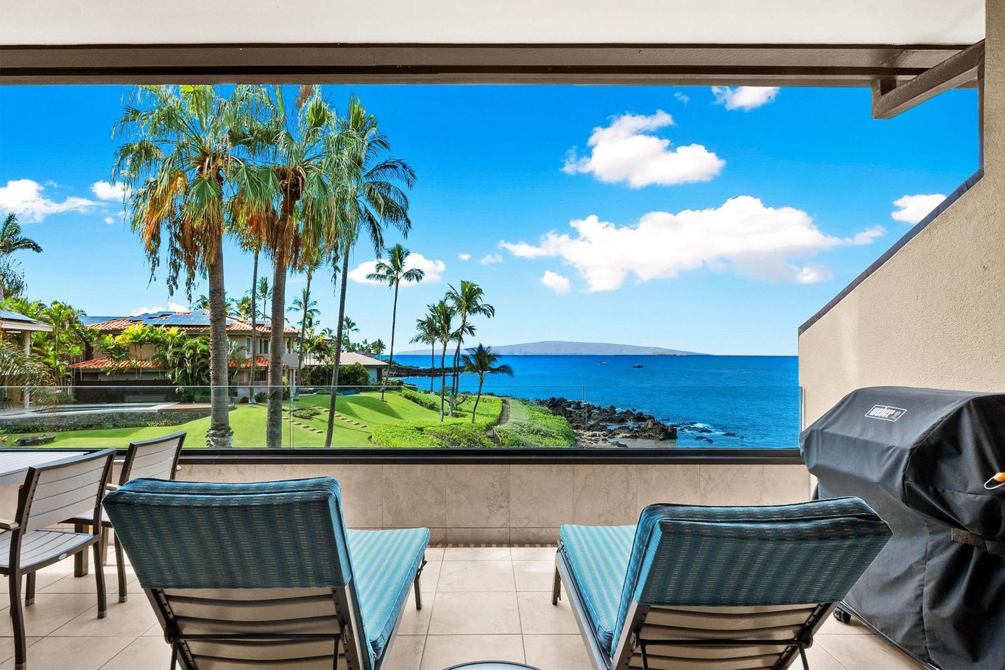 Makena Surf G-201 - End Unit, Panoramic Views, Ac! *