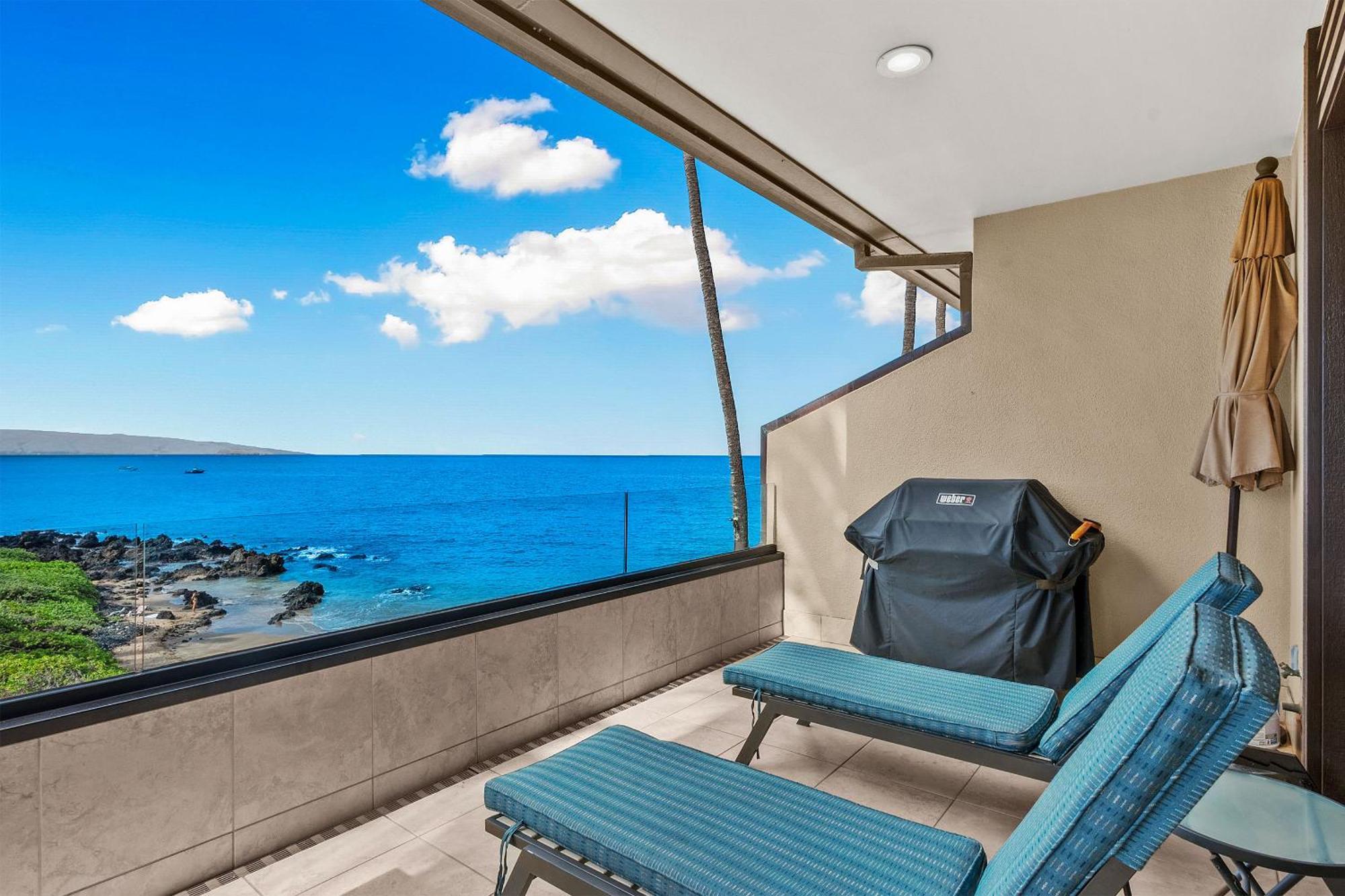 Makena Surf G-201 - End Unit, Panoramic Views, Ac!
