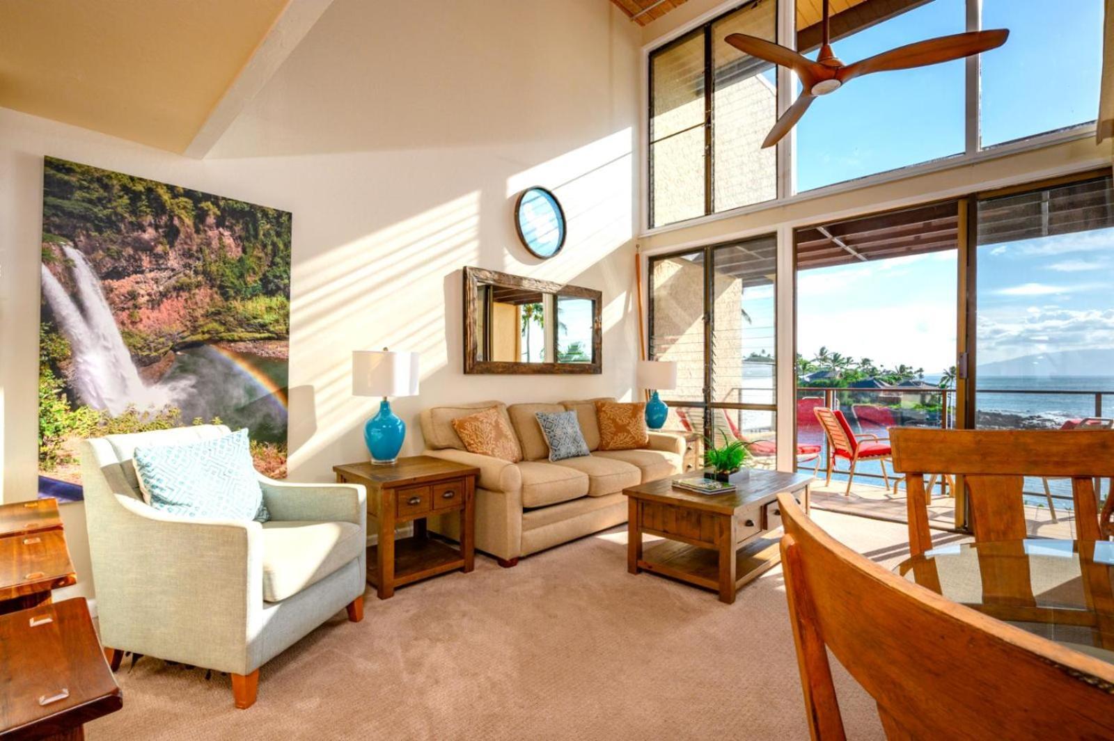 Kbm Free Car Napili Point Nap-c18 Ocean Front Spacious Kapalua