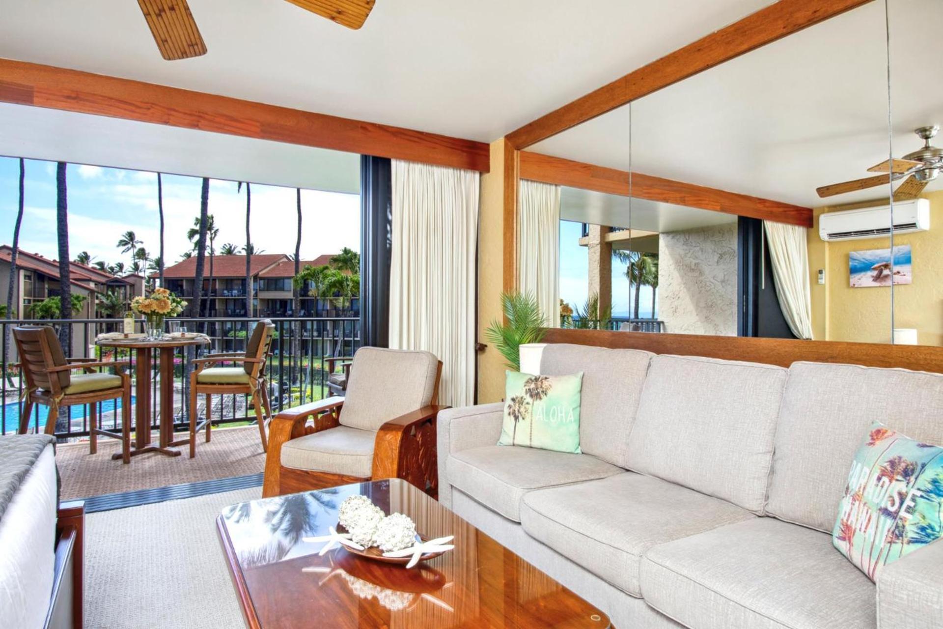 Apartment Kbm Free Car Papakea Pke-304 Renovated With Ocean Views Kaanapali