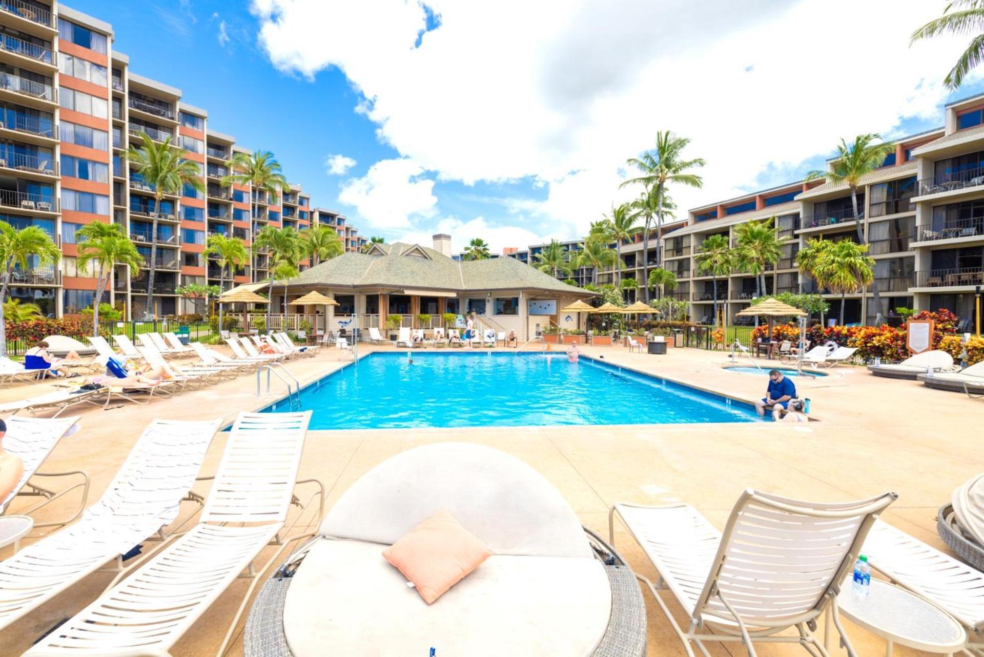 Kbm Free Car Shores Ks-155 Ground Floor Steps To Pool And Apartment Kaanapali