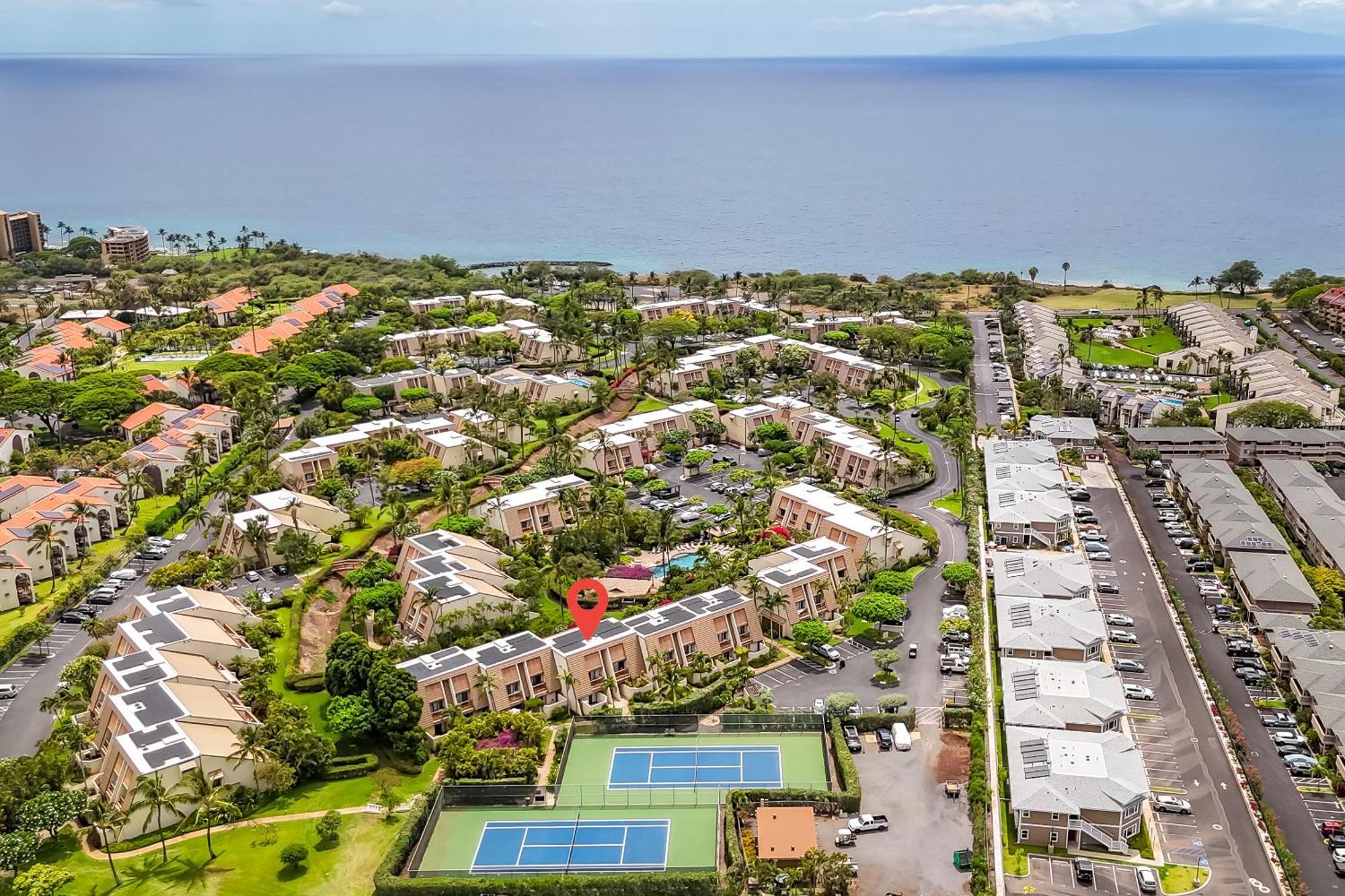 Apartment New Luxury, Family 2-2, Walk To Beach, Ocean View Lsv12 Wailea (Maui)