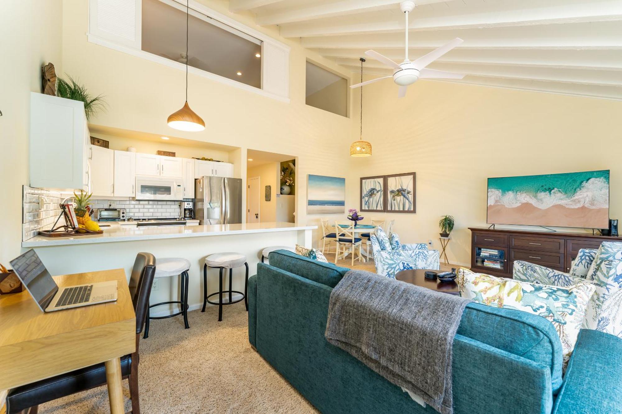 Apartment New Luxury, Family 2-2, Walk To Beach, Ocean View Lsv12 Wailea (Maui)