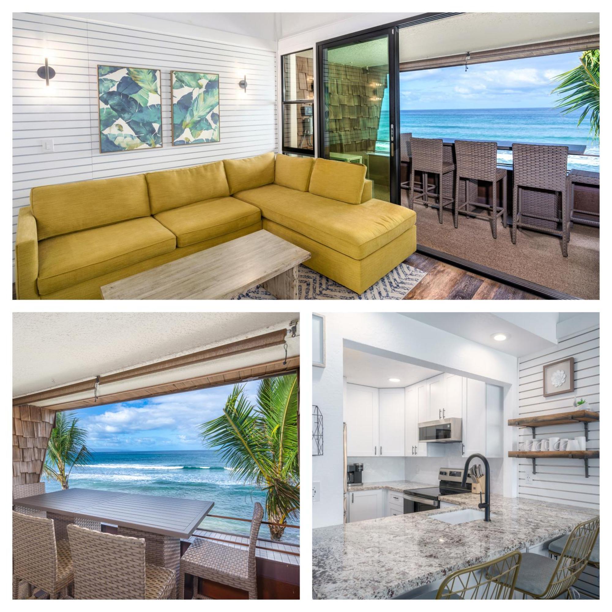 Holiday home Modern-rustic Renovation Direct Oceanfront Penthouse *