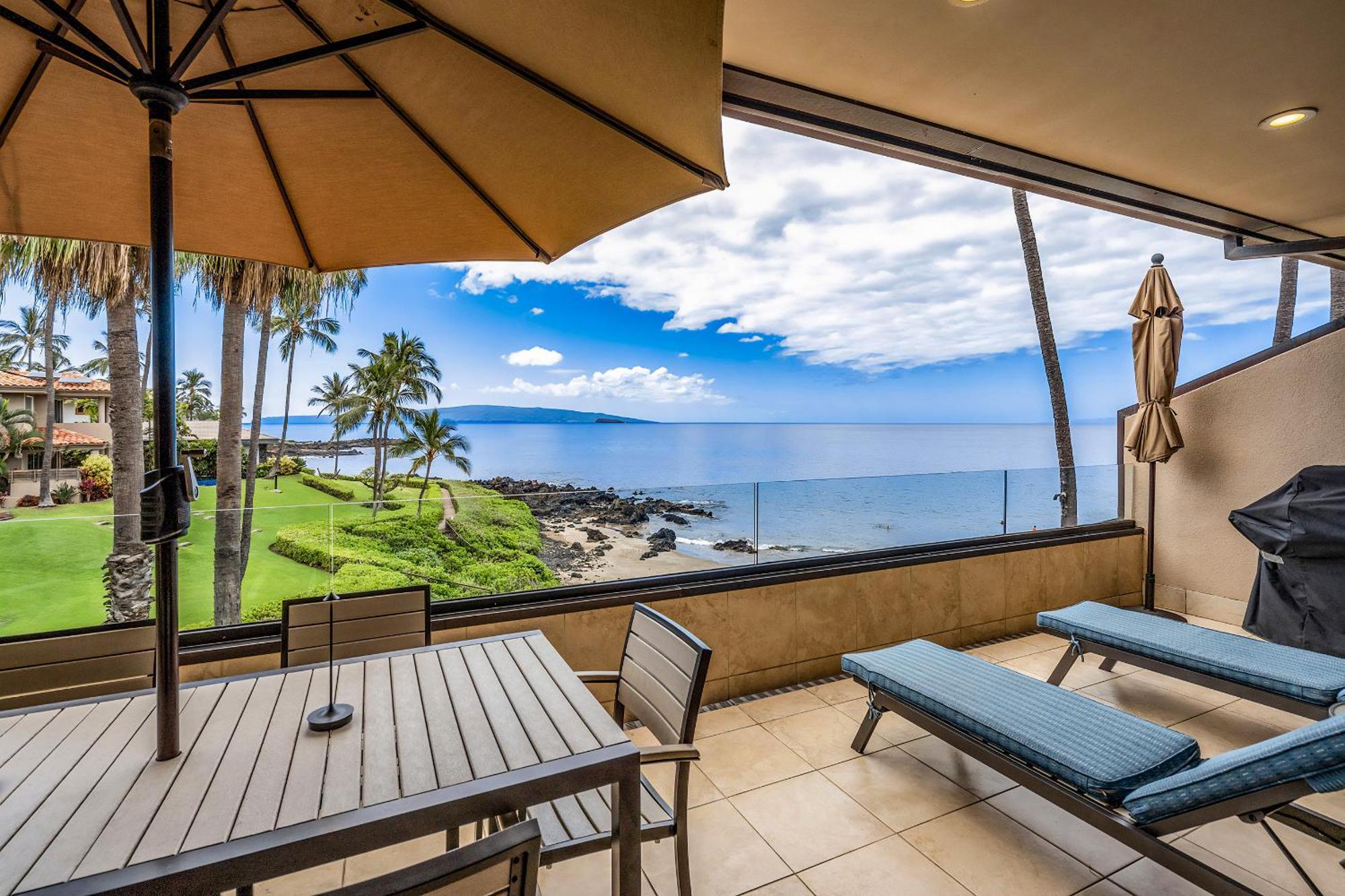 Makena Surf G-201 - End Unit, Panoramic Views, Ac! *